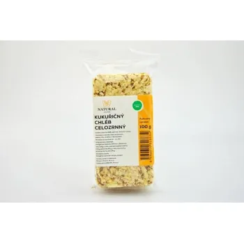 Trvanlivě pečivo Kukuřičný chléb celozrnný - Natural Jihlava (100g)