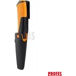 Fiskars 1023618 nůž univerzální Hardware + pouzdro + brousek, 22cm