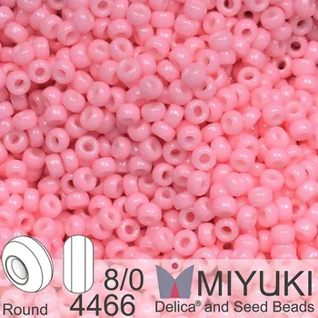 Korálek Korálky Miyuki Round 8/0. Barva 4466 Duracoat Dyed Opaque Light Carnation. Balení 5g