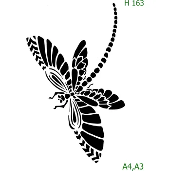 Šablona H 163 - A4 , Nelepící folie