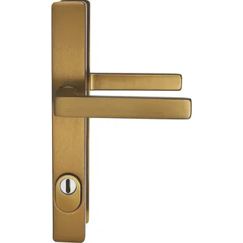 Dveřní kování RICHTER Bezpečnostní kování R.114.ZA.F4.TB3 (hliník) Rozteč: 92 mm