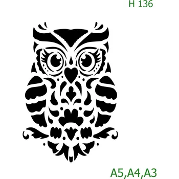 Šablona H 136 - A3 , Nelepící folie