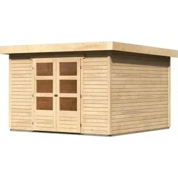 Zahradní domek KARIBU HOLZTECHNIK dřevěný domek KARIBU ASKOLA 6 (73064) natur LG3198