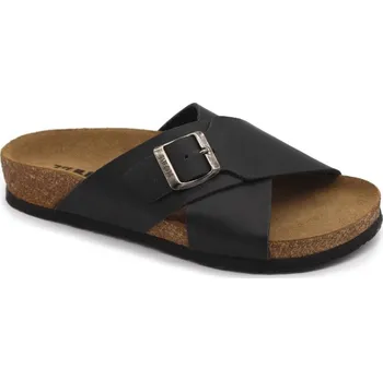 Dámská obuv Leon 4053 Dámské zdravotní korkové pantofle - Černá orlando Velikost: 36