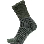 Duras Toba merino green turistické ponožky se zdravotním lemem Velikost: 35-38