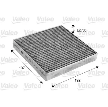 Klimatizace automobilu Filtr, vzduch v interiéru VALEO 715681