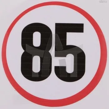 Samolepicí dekorace na vozidlo Samolepka omezení rychlosti 85 km/h MTX MTX-85KM/100MM