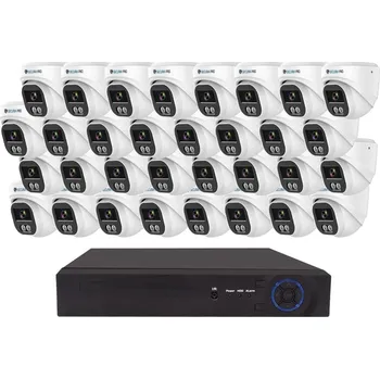 Kompletní kamerový systém Securia Pro IP kamerový systém NVR32CHV8S-W SONY DOME smart, bílý Pevný disk: bez disku