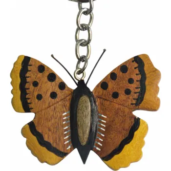 Dřevěná hračka 2Kids Toys Dřevěná klíčenka velká Motýl