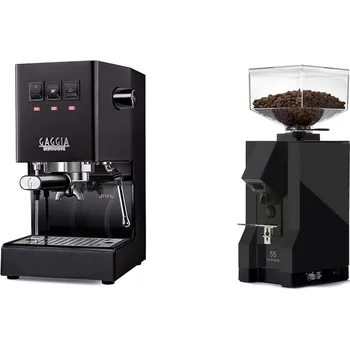 Kávovar Gaggia Classic E24, black + Eureka Mignon Silenzio 55, BL black