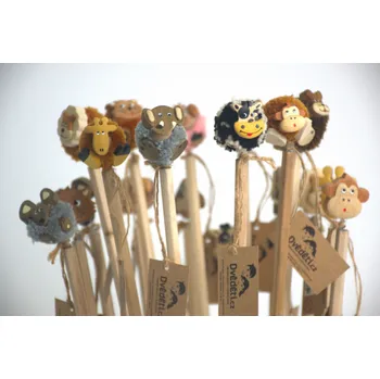 Dřevěná hračka 2Kids Toys Tužka hlava Opice