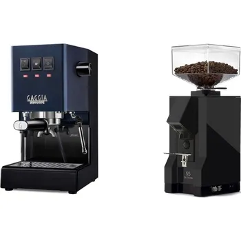 Kávovar Gaggia Classic E24, blue + Eureka Mignon Silenzio 55, BL black