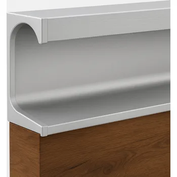 Nábytkové kování Interex design Koncovka na úchytkový profil PARLA / Hliník Levá