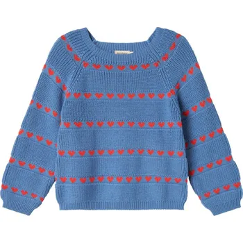 Dívčí svetr Dětský svetr ze směsi vlny Torin "Heaven Hearts" MarMar VELIKOST: 9-10 let