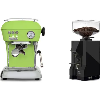 Kávovar Ascaso Dream ONE, Fresh Pistachio + Eureka Mignon Silenzio 55,…