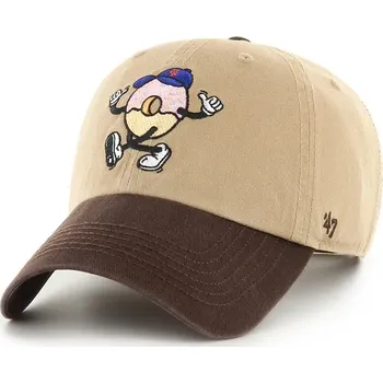 Kšiltovka Bavlněná baseballová čepice 47 brand MLB New York Mets B.CARCU16GWS.KH zelená 81X, vel. ONE SIZE