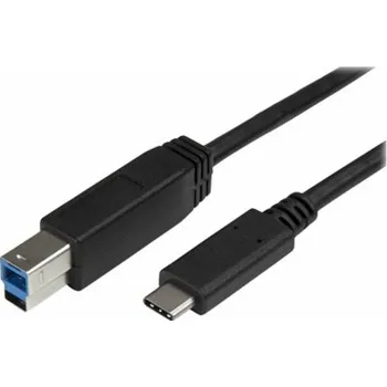 Kabel do PC StarTech.com USB C to USB B Printer Cable - 6 ft / 2m - USB C Printer Cable - USB C to USB B Cable - USB Type C to Type B (USB315CB2M) - Kabel USB - USB-C (M) do USB Type B (M) - USB 3.1 Gen1 - 2 m -