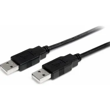Kabel do PC StarTech.com 2m USB 2.0 A to A Cable - M/M - 2m USB 2.0 aa Cable - USB a male to a male Cable (USB2AA2M) - Kabel USB - USB (M) do USB (M) - USB 2.0 - 2 m - černá - pro P/N: SV231HDMIUA
