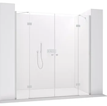 CERANO Sprchové 2-křídlové dveře Marino L/P chrom, transparent sklo 120x120 CER-8050BD7549