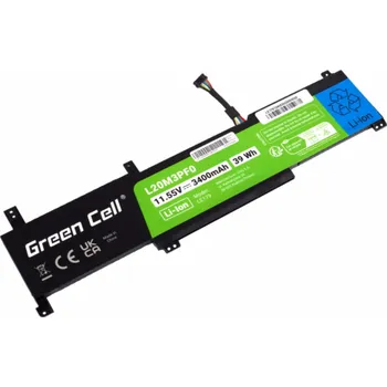 Baterie k notebooku GreenCell Green Cell Baterie pro notebooky Lenovo Ideapad 3 - 3400mAh 11,55V, 3400mAh, Li-Ion. Green Cell L20M3PF0 Lenovo Ideapad 3-14ITL6 15ITL6 17ITL6 S14 V14 15 17 G2 G3