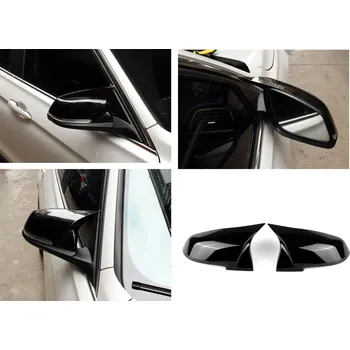 Auto zrcátko PROTEC Kryty zrcátek BMW X1 E84 2013-2015 černé lesklé