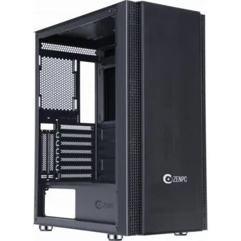 PC skříň Zenpc Počítačová skříň Case ZENPC Z5 Mesh černá 4x P12 PWM PST ARGB 120mm