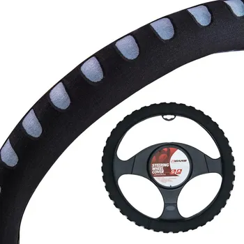 Potah na volant 4CARS pěnový potah volantu šedý 37-39