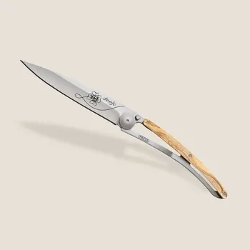 kapesní nůž Kapesní nůž Deejo 1CB069 Tattoo 37g olive wood Lucky Charm