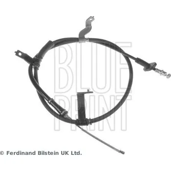 Lanko parkovací brzdy Tažné lanko, parkovací brzda BLUE PRINT ADG046145