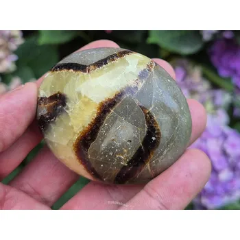 Sběratelství Leštěný kámen septárie 134g (Madagaskar)