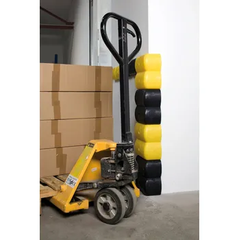 Stavební profil Rohový ochranný profil 250, z polyethylenu (PE), žlutý, 250 x 125 x 250 mm, sada = 2 kusy