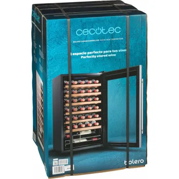 Lednice CECOTEC Bolero GrandSommelier 34030 Inox Compressor