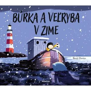 Cizojazyčná kniha Búrka a veľryba v zime (Davies Benji, 2023)