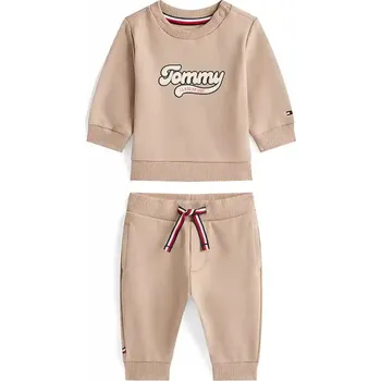 Kojenecká souprava Kojenecká tepláková souprava Tommy Hilfiger KN0KN02109.9BYA béžová 01A, vel. 74