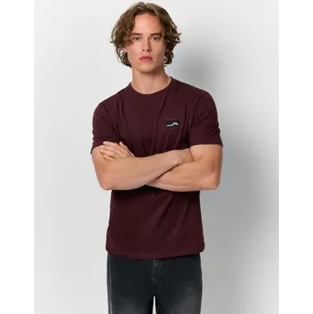 Pánské tričko Tričko s aplikací - XL - House - kaštanové - 532GT-83M