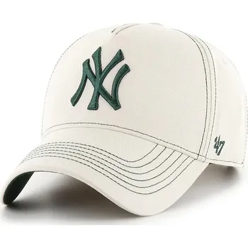 Kšiltovka Bavlněná baseballová čepice 47 brand MLB New York Yankees B.CONDT17GWS.BN béžová 01X, vel. ONE SIZE
