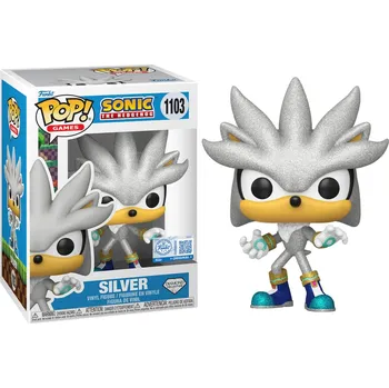 Figurka Funko POP! 1103 Games: Sonic The Hedgehog - Silver Special Diamond Edition