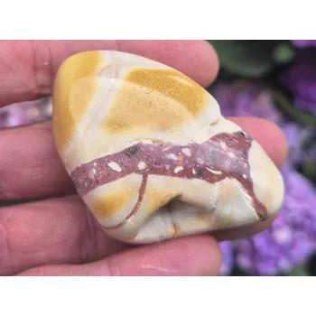 Přírodní kámen Mookait brekciový jumbo kámen 64g (Austrálie)