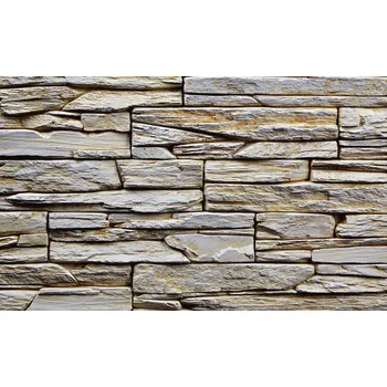 Magicrete SHALE obklad z umělého kamene 500 x 200 cm* 500 x 100 cm* 200 x 100 cm* 100 x 100 cm* 20 - 35 mm* 1 m2 Pískovcově žlutá