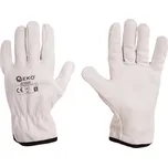 Pracovní rukavice z přírodní kozí kůže vel.9, Geko G73525