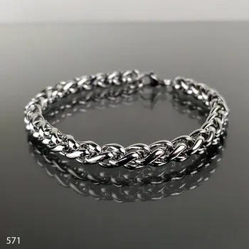 Náramek Pánský ocelový náramek č. 571