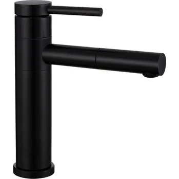 Vodovodní baterie CERANO Umyvadlová baterie Tiziana černá mat CER-428728 CER-428728