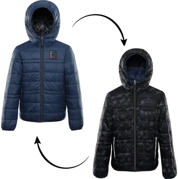 ALPINE PRO - DOUWO DĚTSKÁ OBOUSTRANNÁ BUNDA HI-THERM