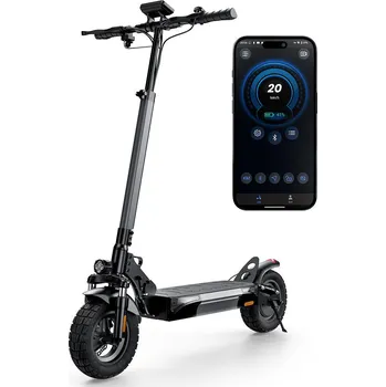 Elektrokoloběžka ISCOOTER Elektrická koloběžka iScooter W9 48V 14Ah Baterie, 10 palců NO SIZE ČERNÁ