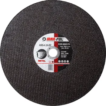 Řezný kotouč Kotouč řezný na ocel, kov, 400x4,0x32mm MAR-POL