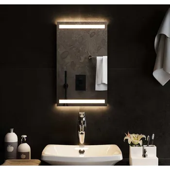 Zrcadlo vidaXL Koupelnové zrcadlo s LED osvětlením 30x50 cm [3154059]
