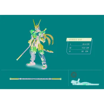 Stavebnice Sluban Sluban P.R. Mecha M38-B1180 Bojovník Kyber Goku