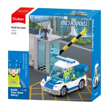 Stavebnice Sluban Sluban Metropolis M38-B1328C Policejní vůz