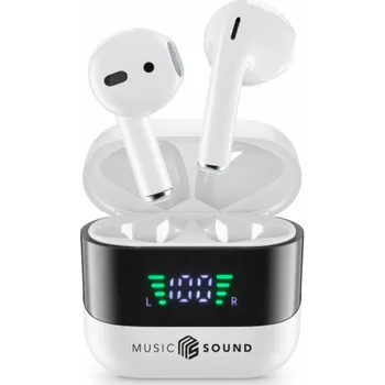 Huawei Music Sound 8018080488627 Bezdrátová sluchátka do uší, Bluetooth, bílá