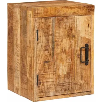 Ložnice Noční stolek Hnědá 35 x 33 x 48 cm Masivní mangové dřevo